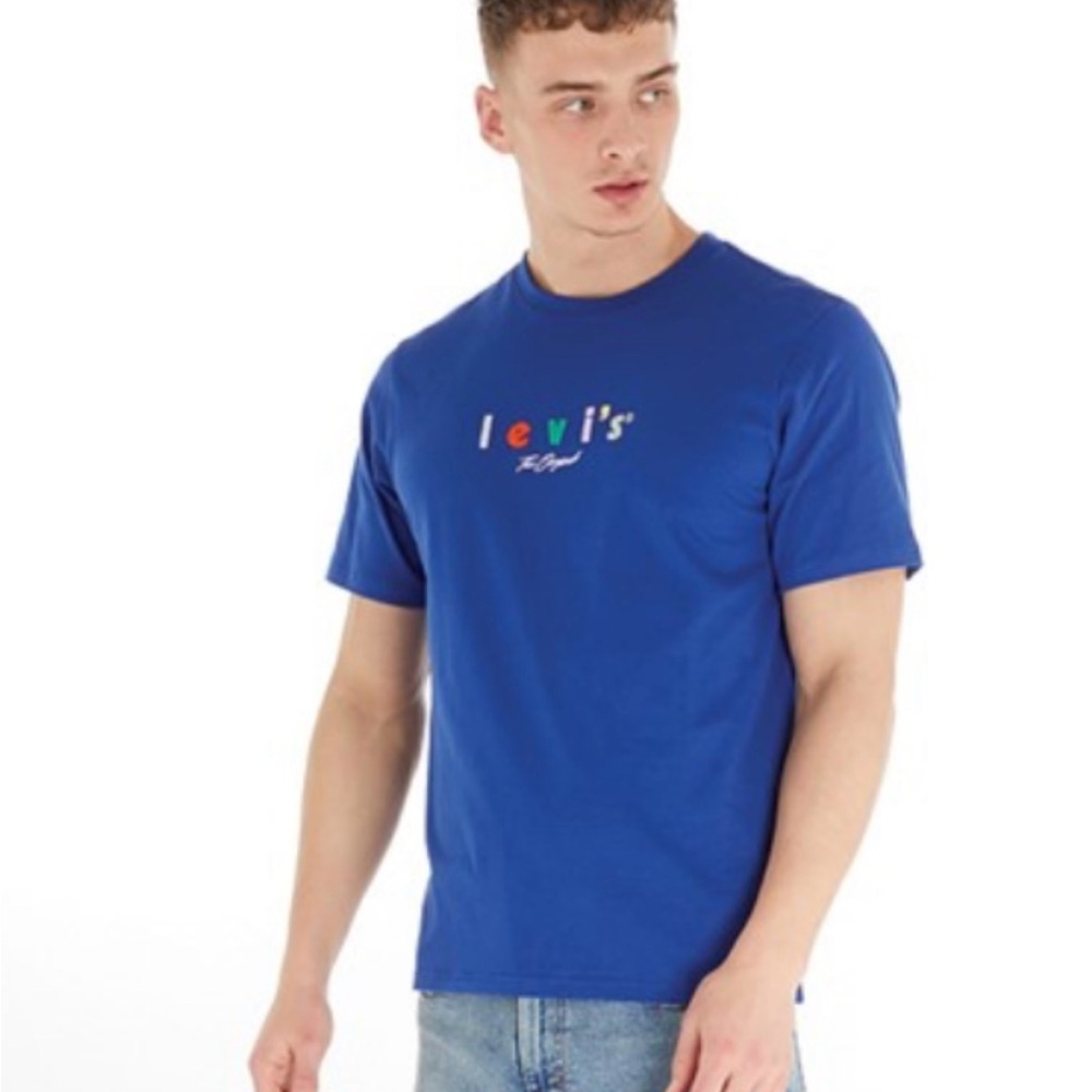 Levi's Vibrant Blue Short Sleeve Tee